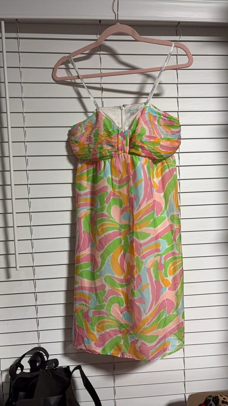 Shoshanna Multicolor Strapless Dress